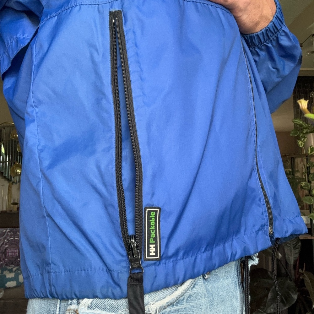 Helly Hansen Packable Blue Windbreaker For Men - image 3